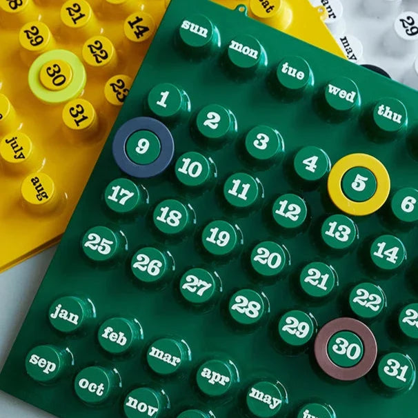 Retro Ring A Date Wall Mounted Calendar