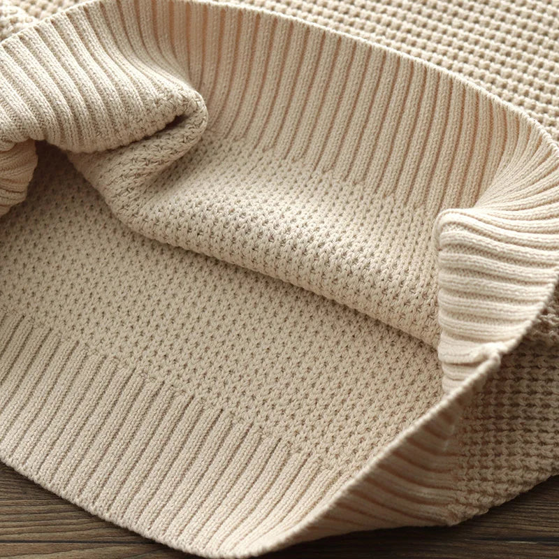 MORATA HERITAGE WAFFLE KNIT SWEATER