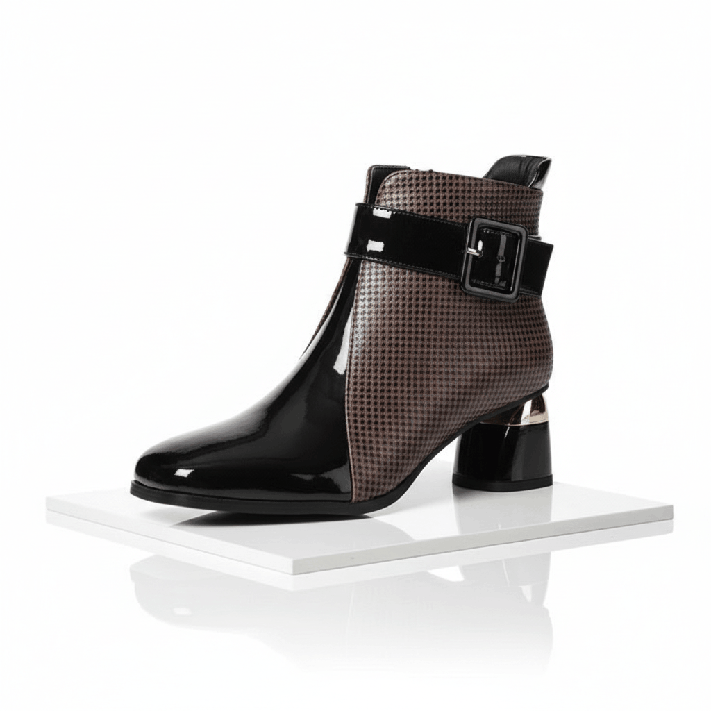 Selene Leather Ankle Boots
