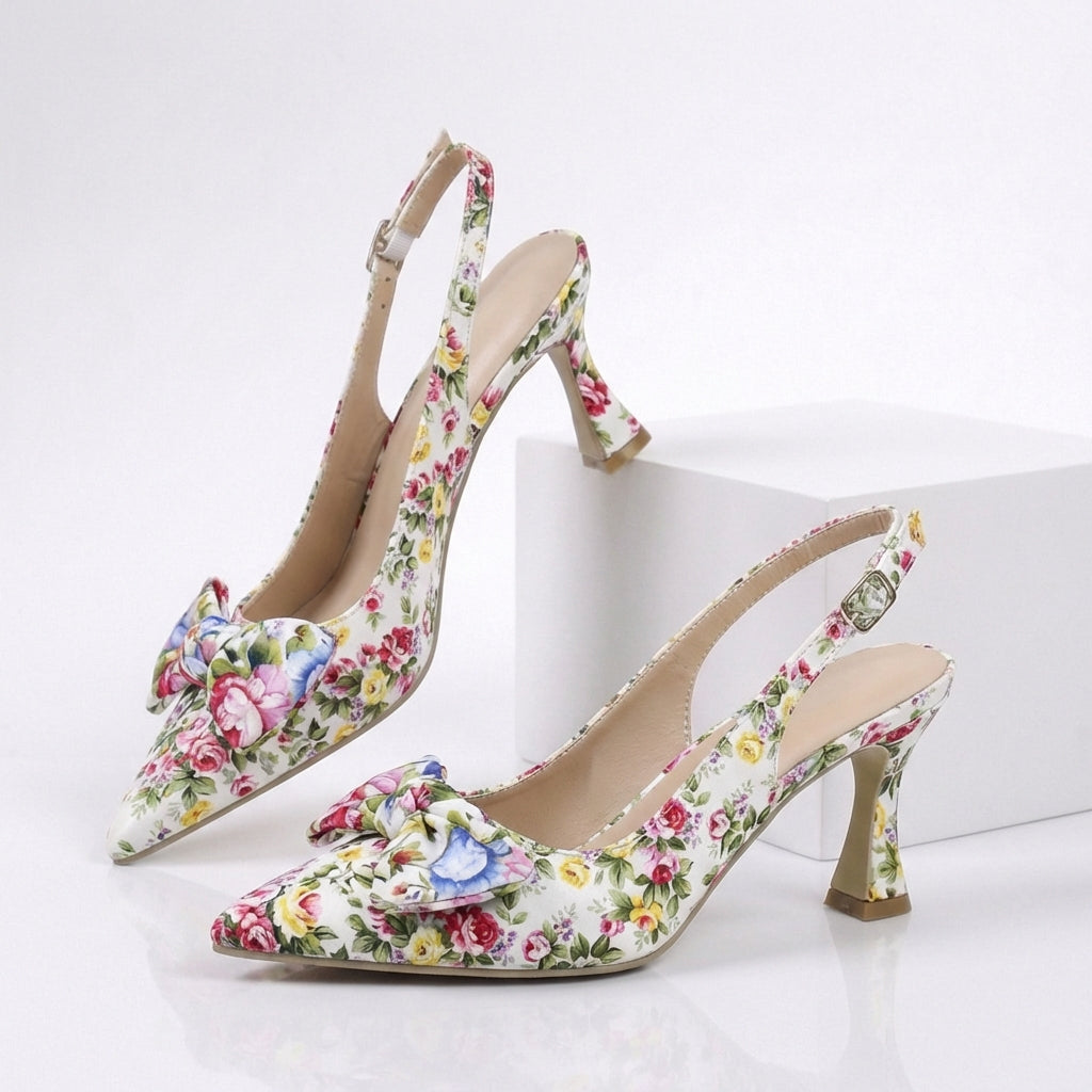 Camille Floral Slingback