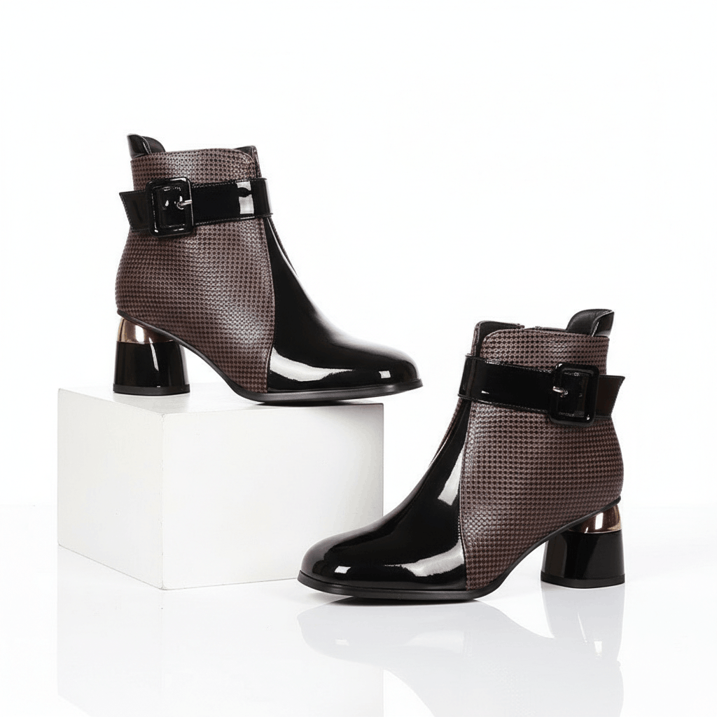 Selene Leather Ankle Boots