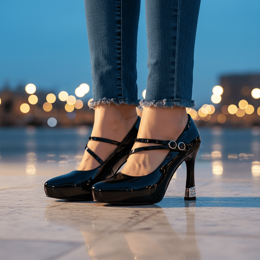 Valencia Patent Heels