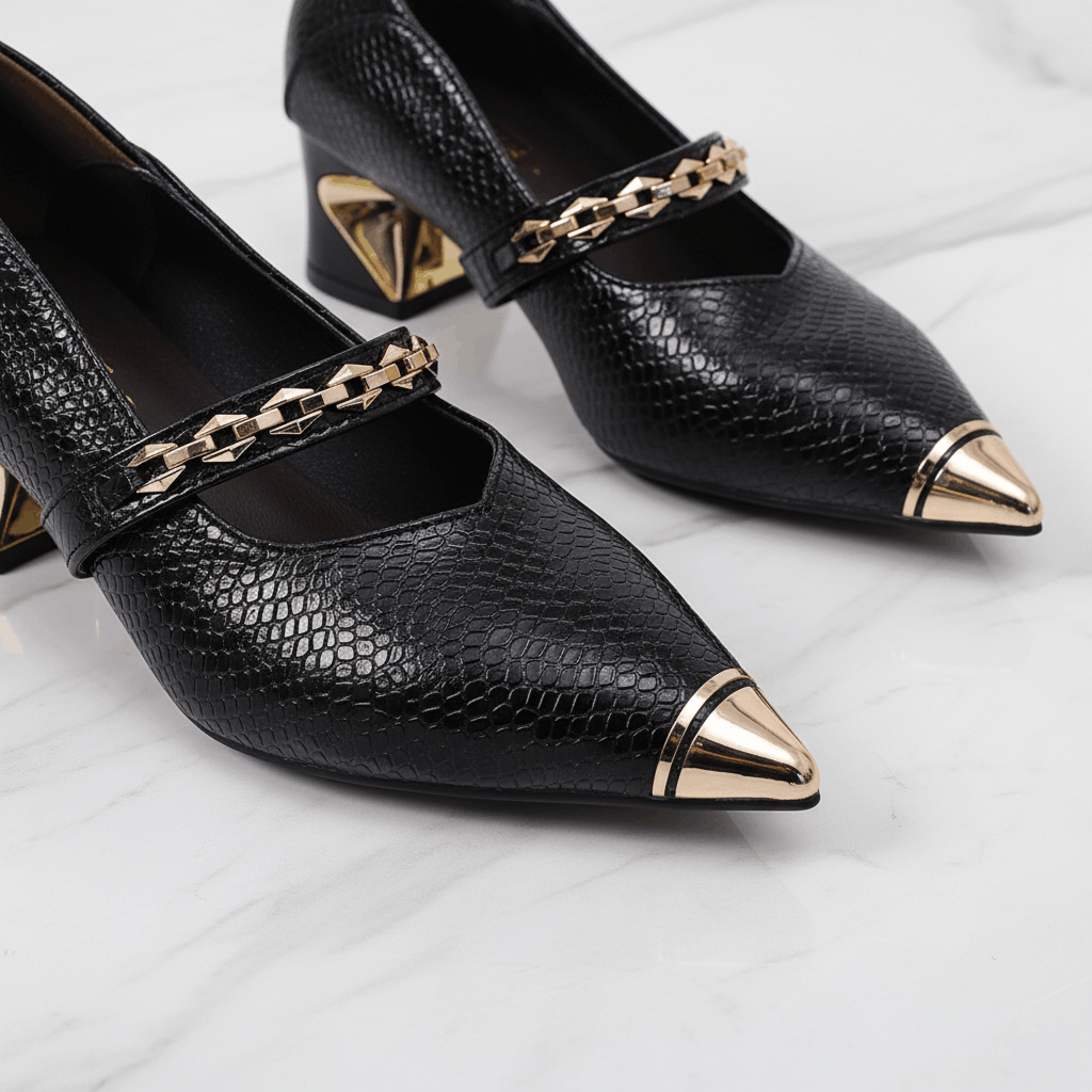 Rivoli Chain Heels