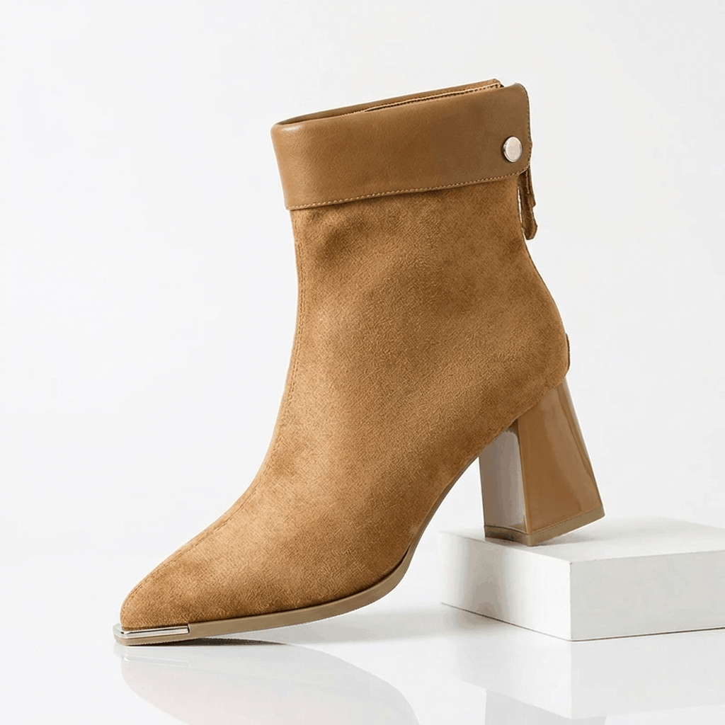 Elara Suede Ankle Boots