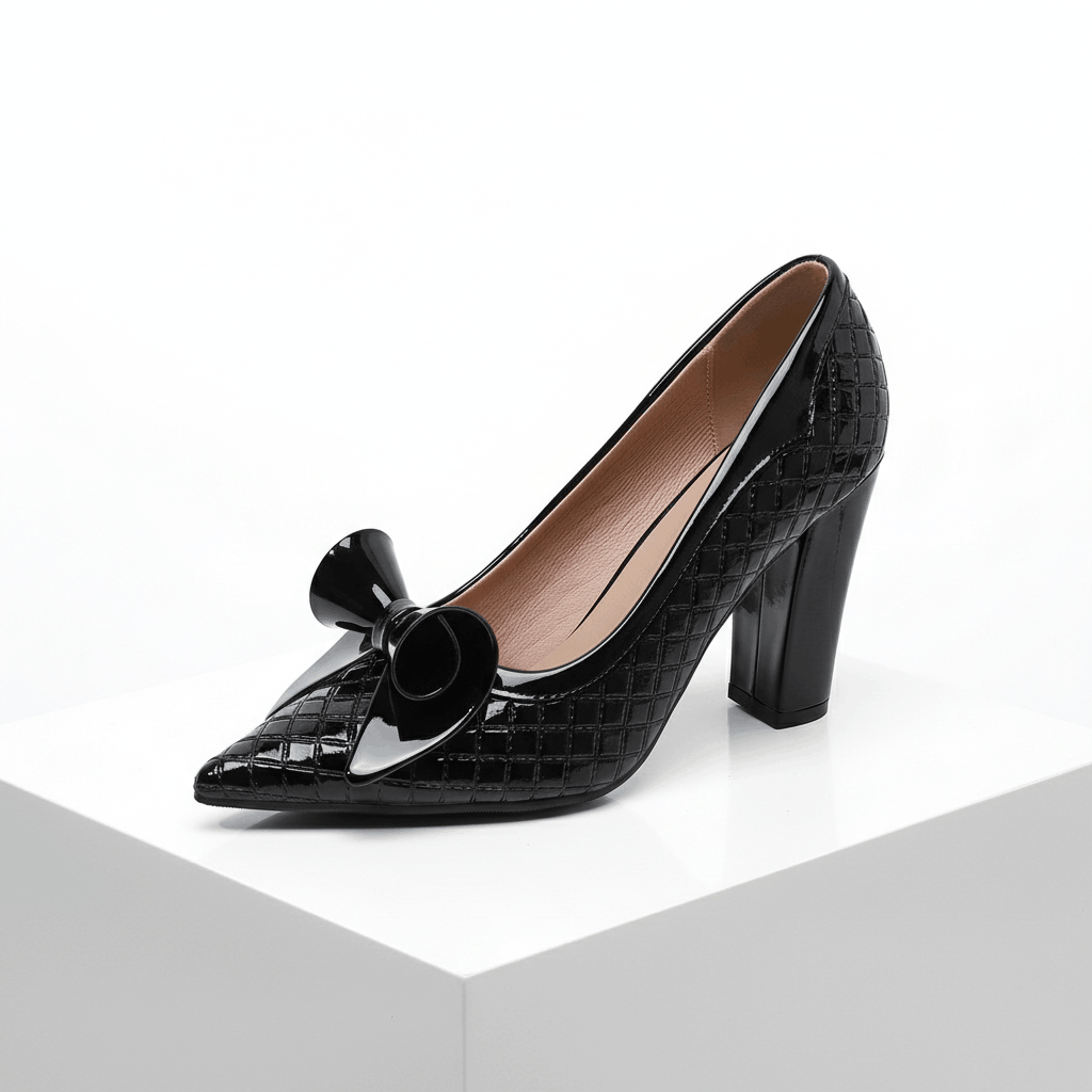 Aveline Embossed Heels