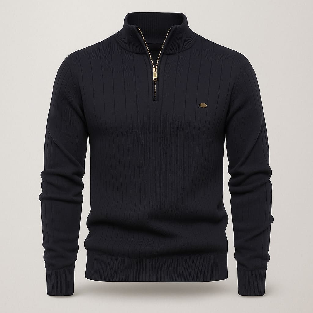 Aksel Half-Zip Knit Sweater