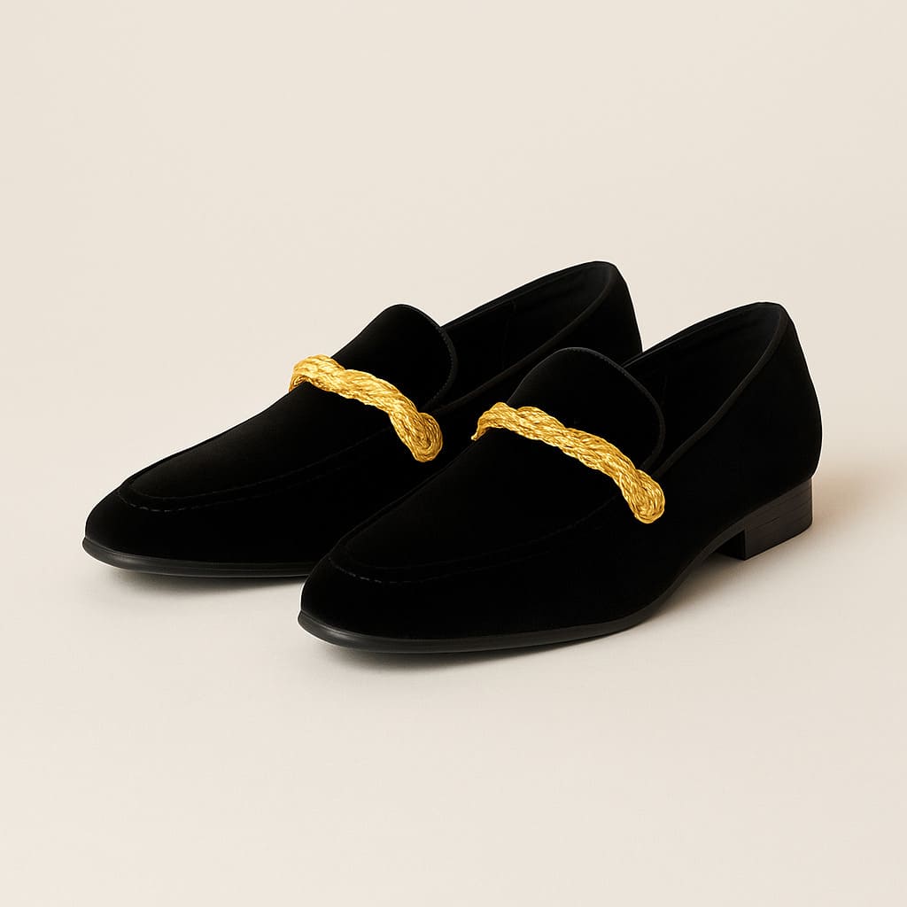 Arkel Velvet Loafers