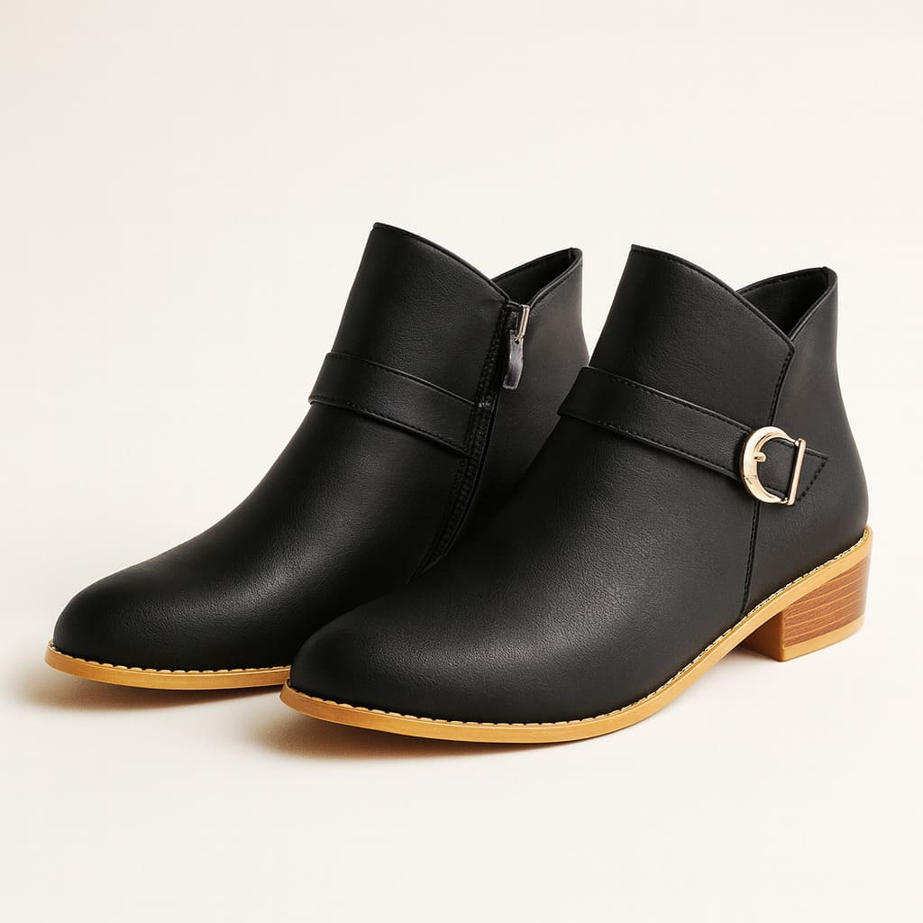Arlena Side-Buckle Boots