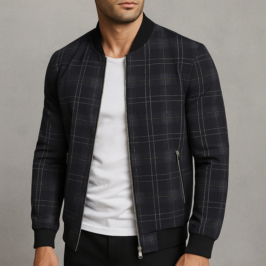 Hadley Tartan Bomber Jacket