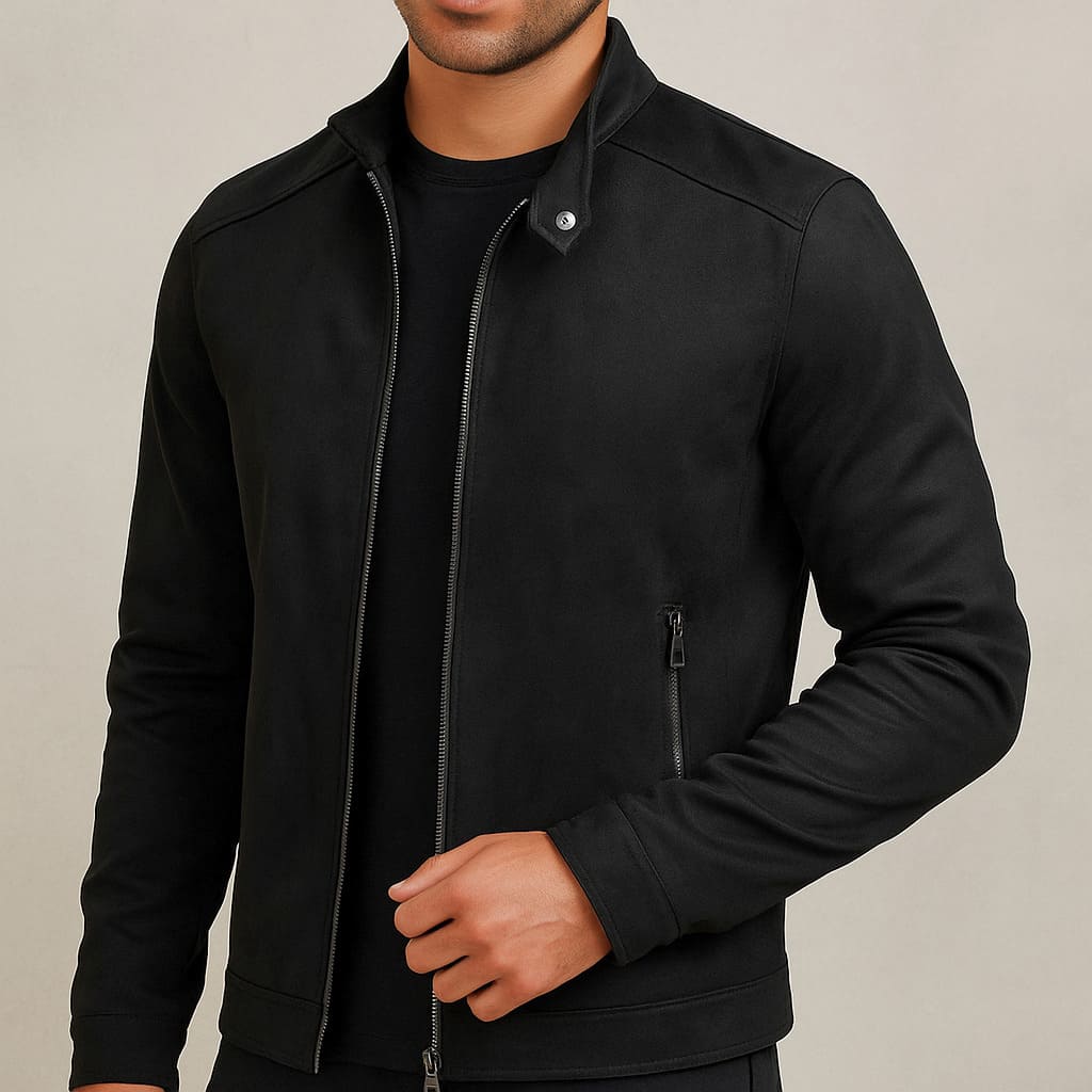 Langley Suede Zip Jacket