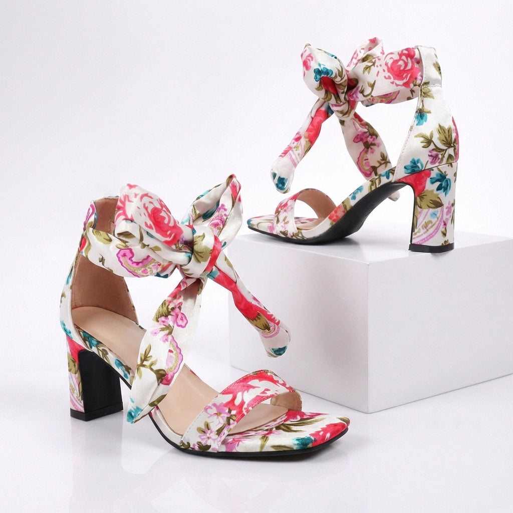 Camellia Bow Sandal