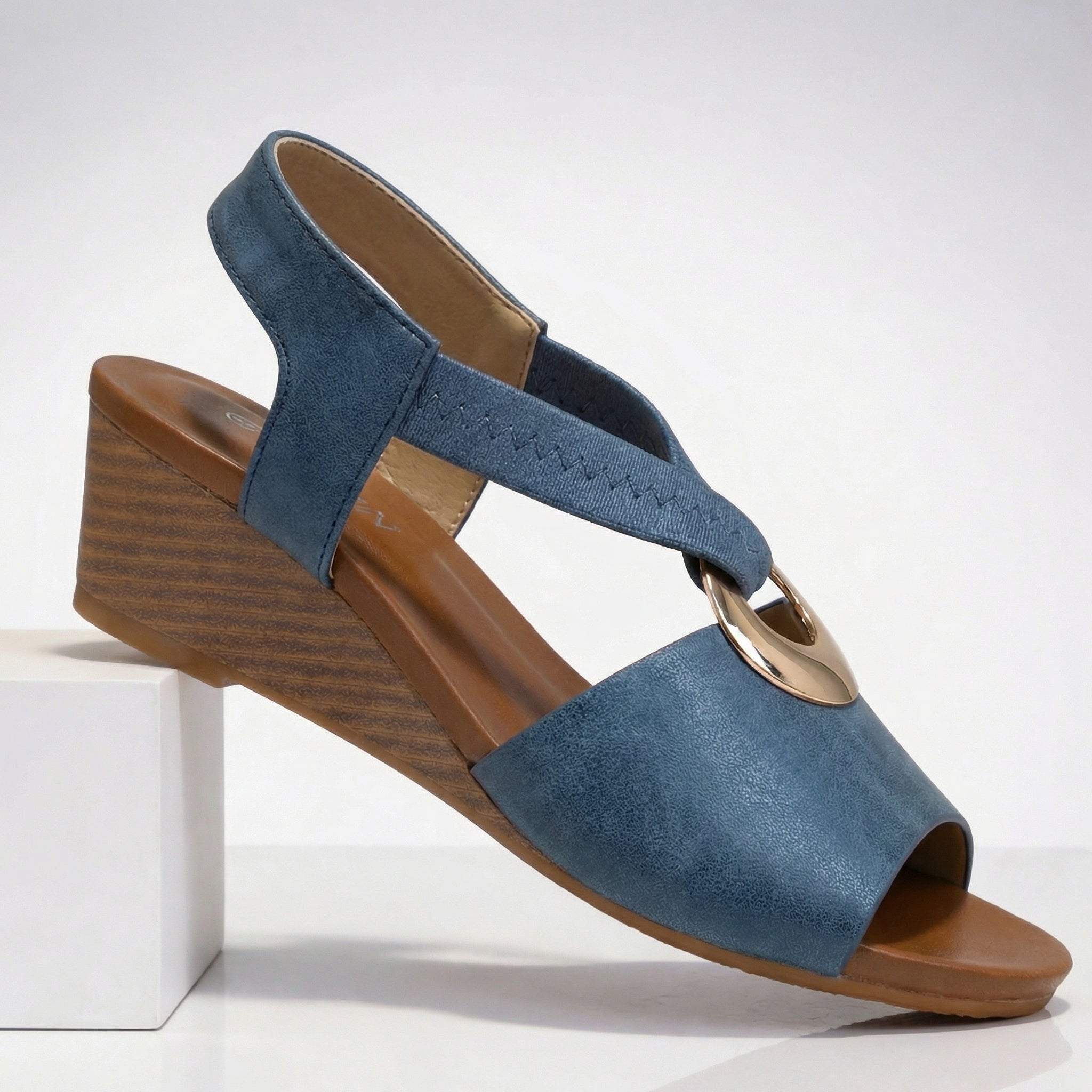 Sienna Loop Wedge Sandals