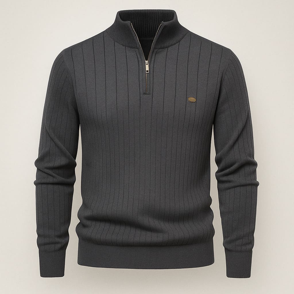 Aksel Half-Zip Knit Sweater