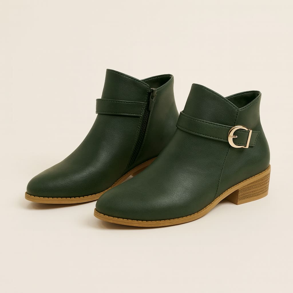 Arlena Side-Buckle Boots