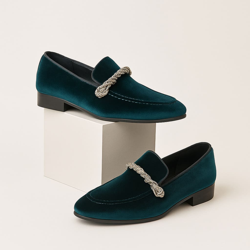 Arkel Velvet Loafers