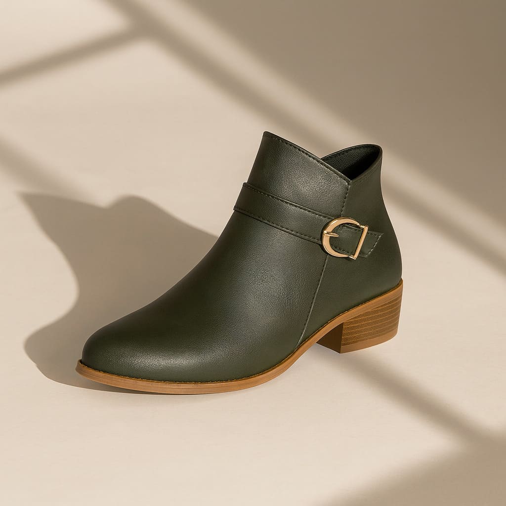 Arlena Side-Buckle Boots