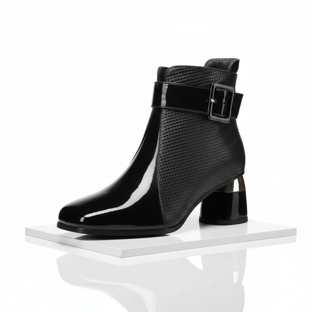 Selene Leather Ankle Boots