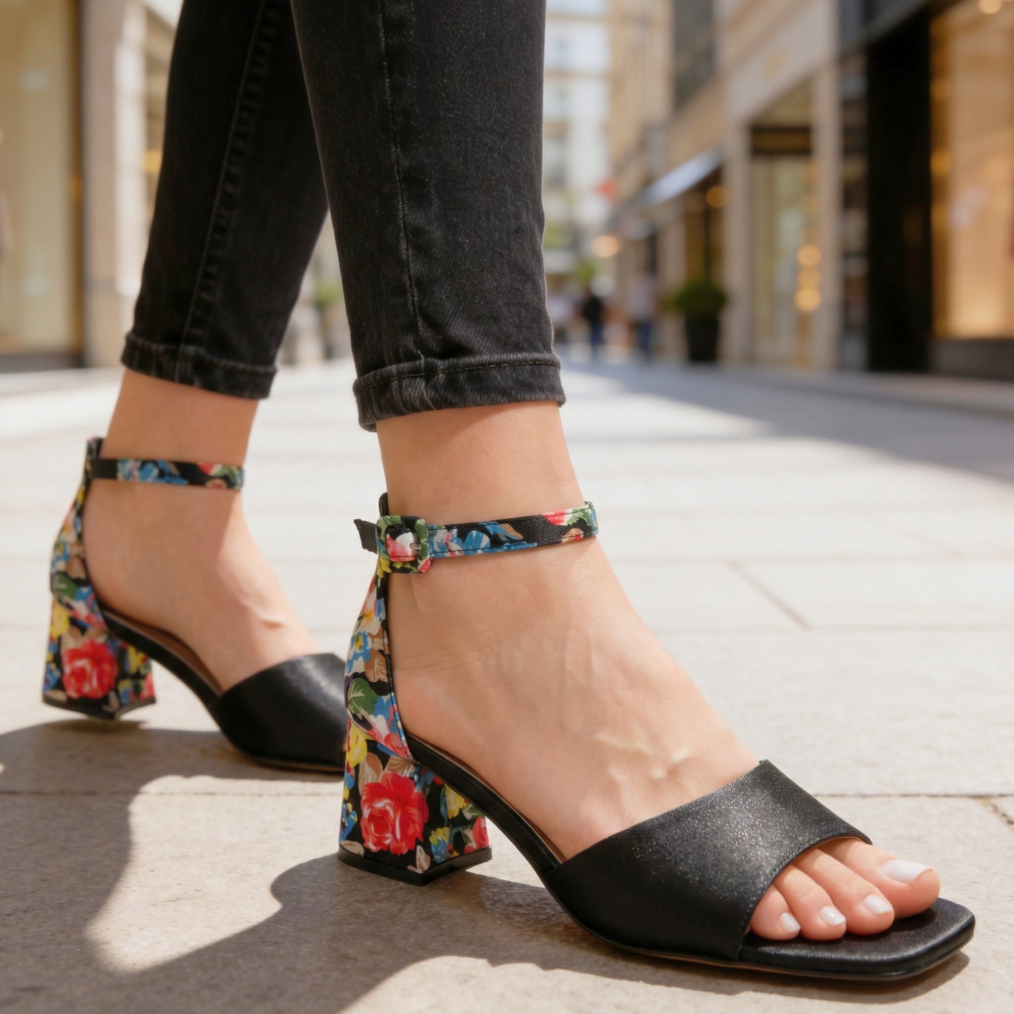 Riviera Bloom Heels