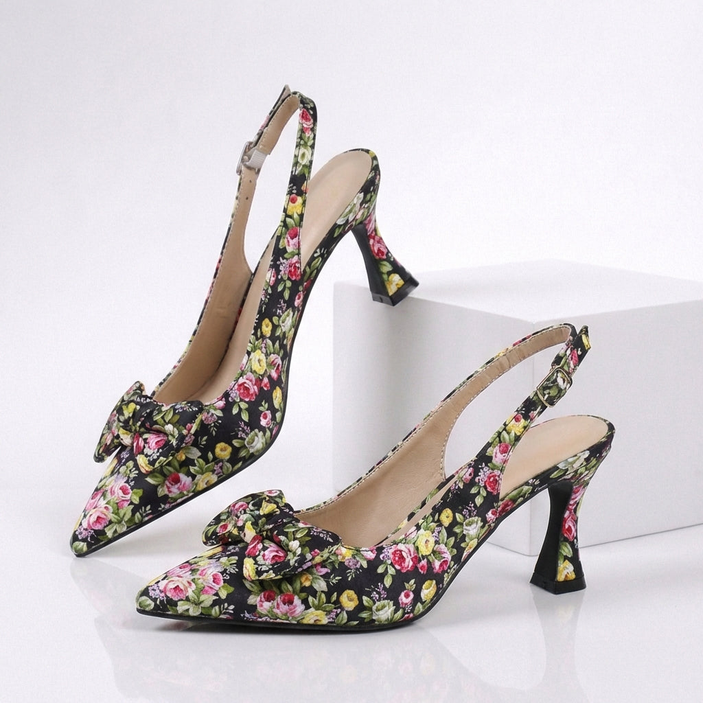 Camille Floral Slingback