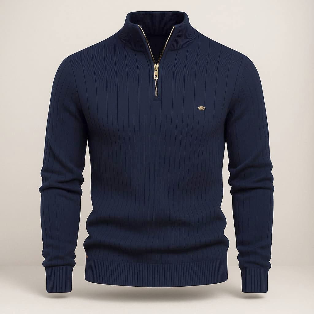 Aksel Half-Zip Knit Sweater