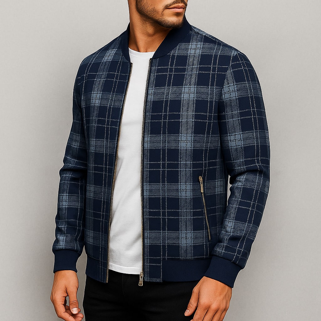 Hadley Tartan Bomber Jacket