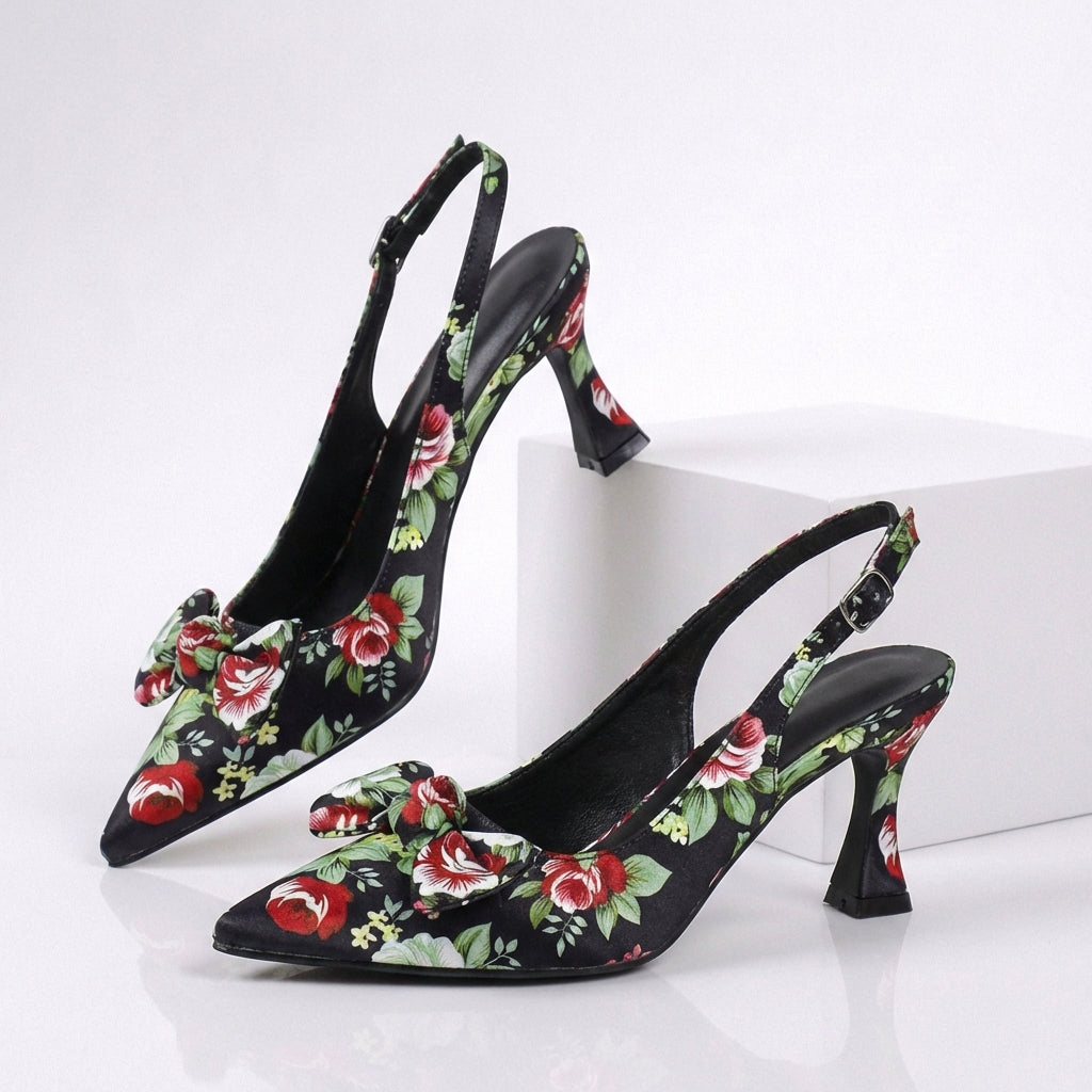 Camille Floral Slingback