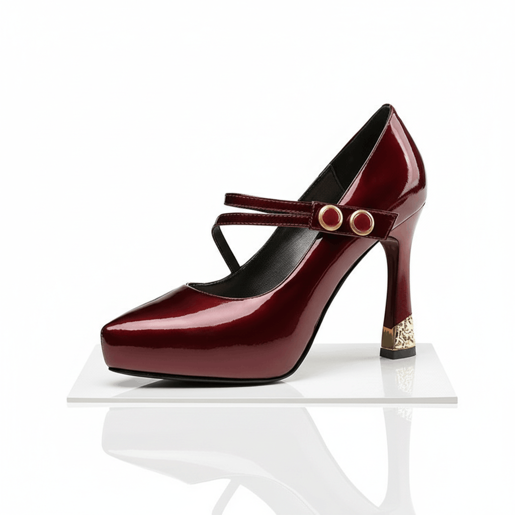 Valencia Patent Heels