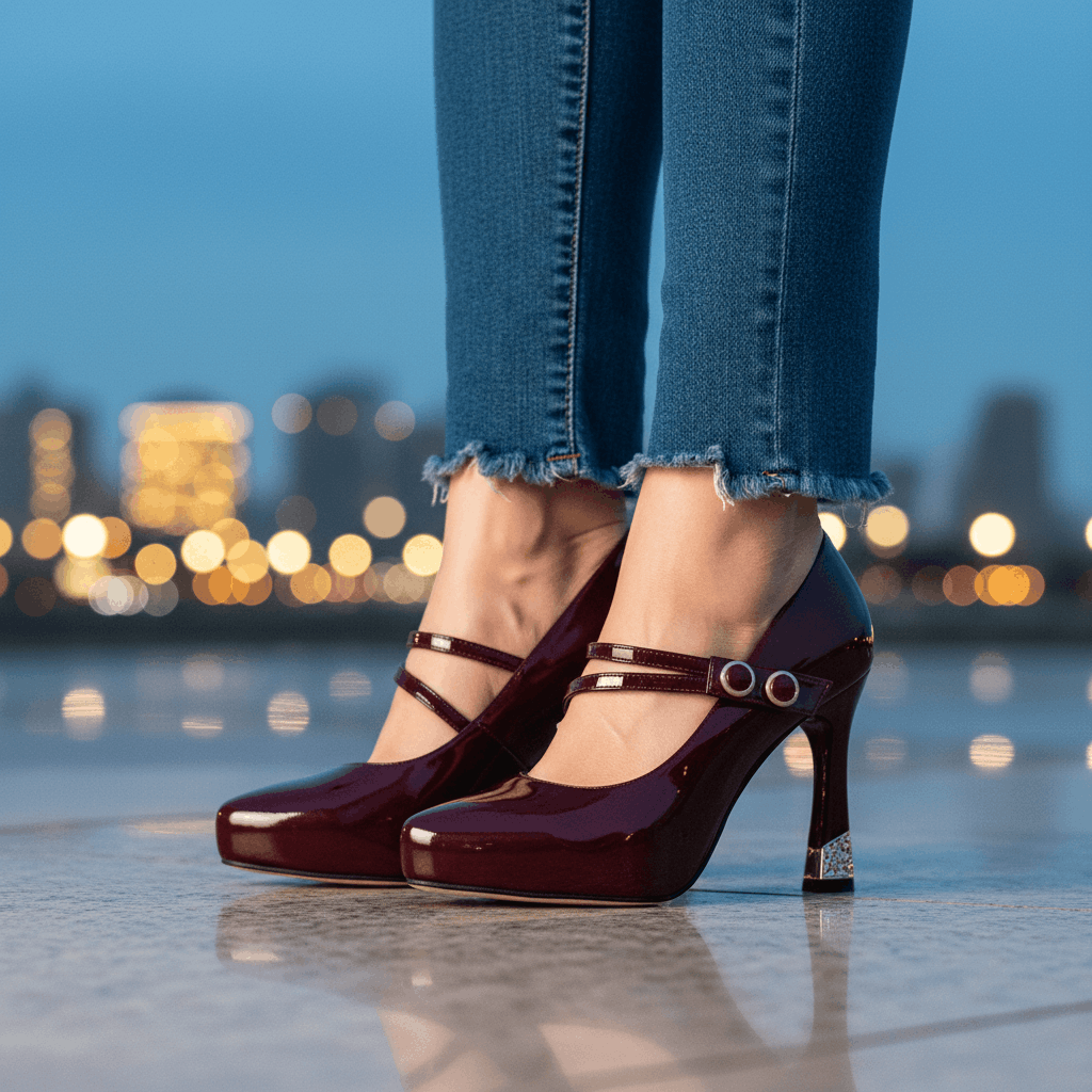 Valencia Patent Heels