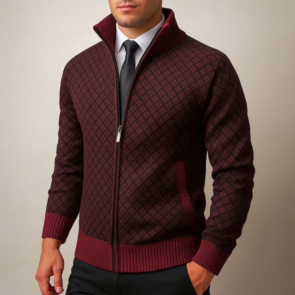 Harrow Knit Zip Sweater