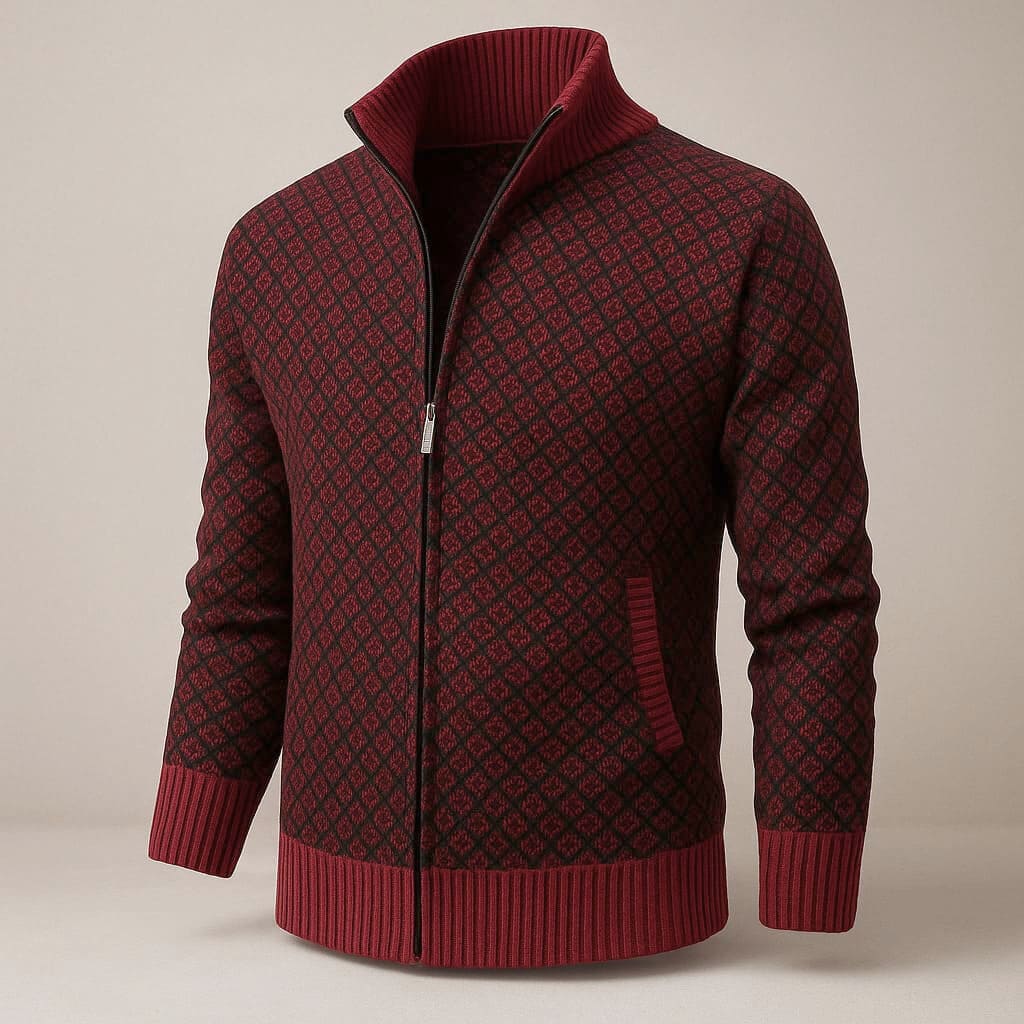 Harrow Knit Zip Sweater