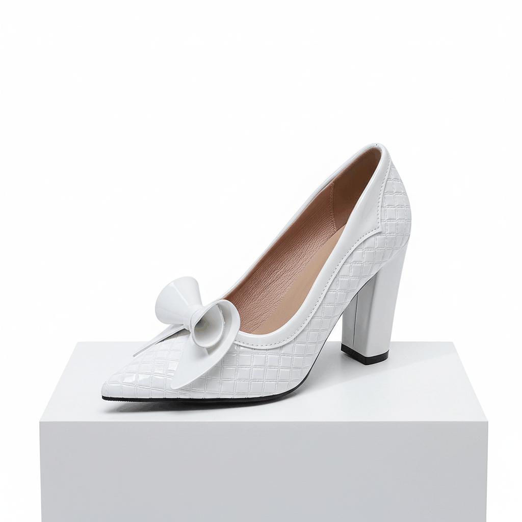 Aveline Embossed Heels