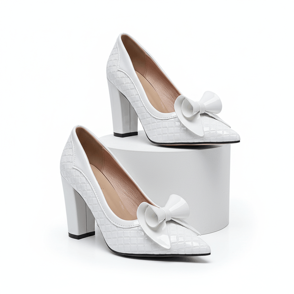 Aveline Embossed Heels