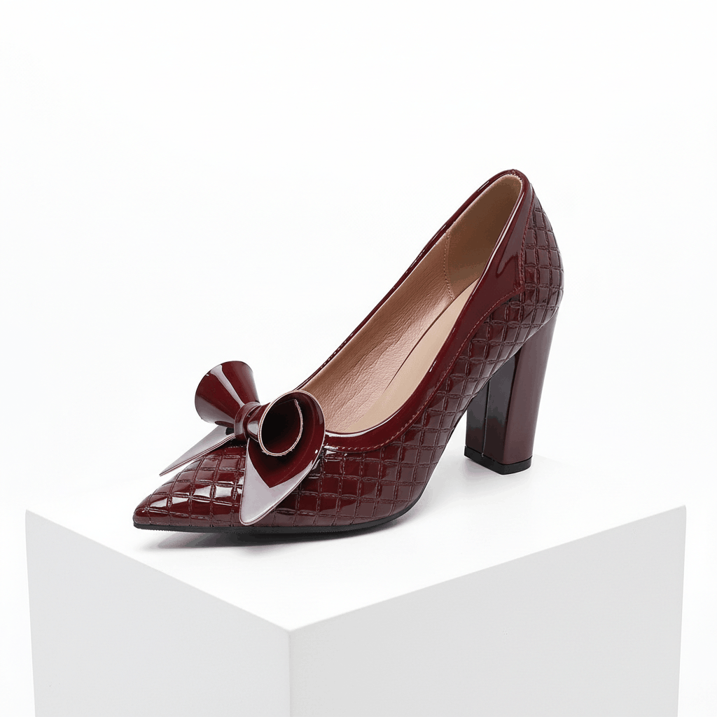 Aveline Embossed Heels